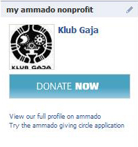 Ammado Donate Now Facebook Box